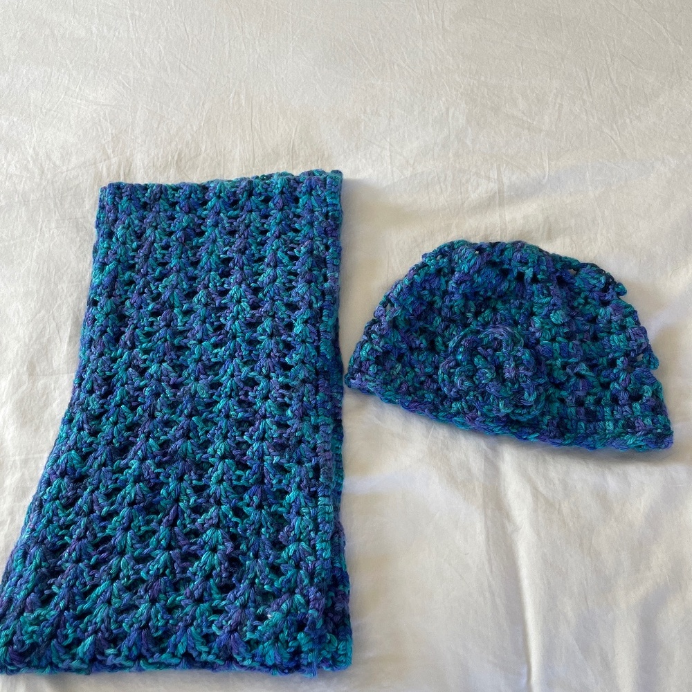 Scarf and matching Beanie